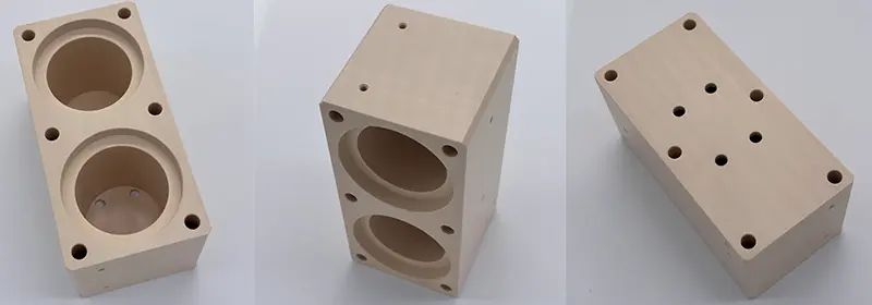 food grade pps cnc machined pump part food grade pps cnc machined pump part